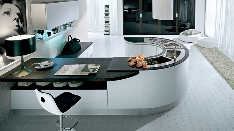 Promowork Systems mueble moderno en una cocina